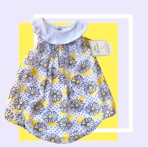 6M Daisy Romper, Floral Onesie